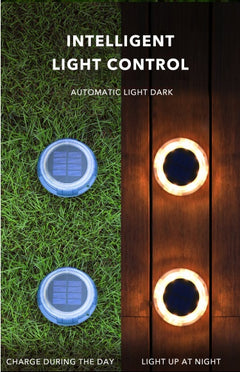 8Led Solar LED Light Outdoor Lawn Lamp Garden Light Courtyard Garden Decoration Solar Sensor Step Street Light For Porch Patio