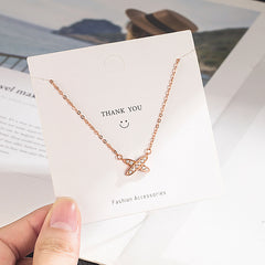 S925 Sterling Silver Cross Full Diamond Necklace Korean And Japanese Ins Live Broadcast Explosion Letter X
