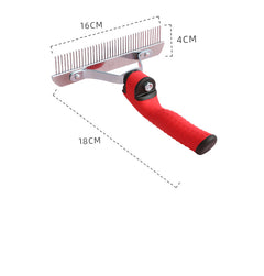 Pet Comb Extra-Large Rake Comb Grooming Brush Deshedding Tool Beauty Comb For Large Dogs Golden Retriever Husky German Shepherd