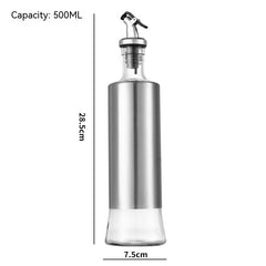 Kitchen Storage Bottle Cooking Oil Vinegar Seasoning Bottle Glass