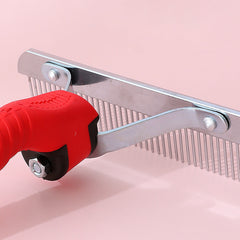 Pet Comb Extra-Large Rake Comb Grooming Brush Deshedding Tool Beauty Comb For Large Dogs Golden Retriever Husky German Shepherd