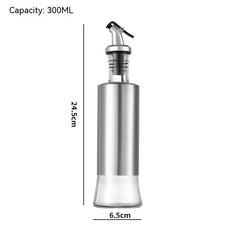 Kitchen Storage Bottle Cooking Oil Vinegar Seasoning Bottle Glass